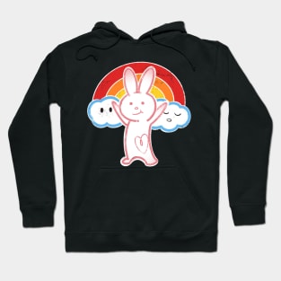 Rainbow Rabbit Hoodie